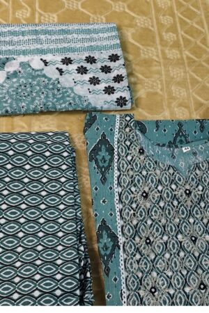 Blue Cotton Salwar Set