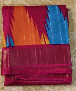 Handloom Cotton Saree Maroon