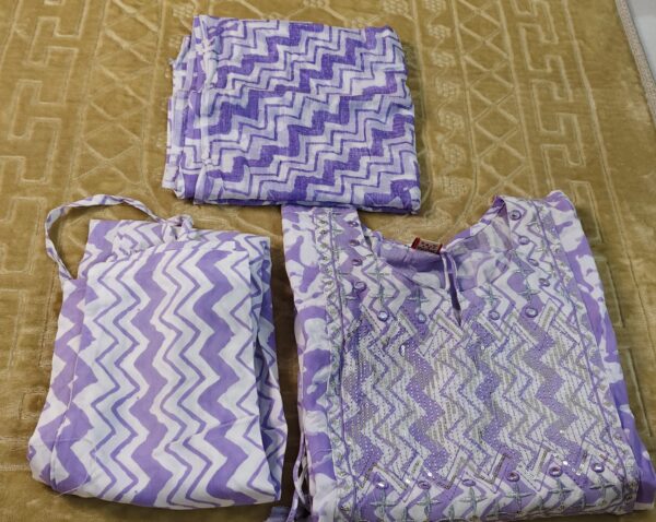Lavender Cotton Salwar Set