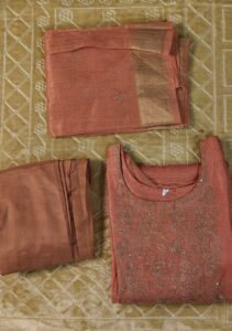 Peach Party Wear Salwar