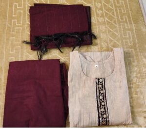 Sandal Cotton Salwar Set