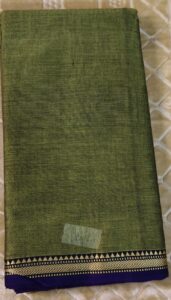 Narayanpet Cotton Green Color Saree